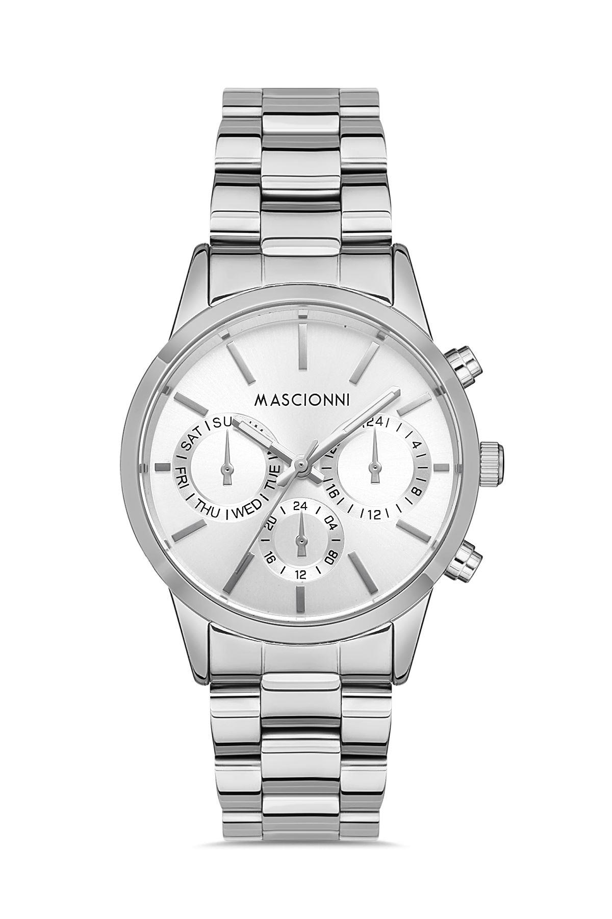 Mascionni Gümüş Kasa Klasik Model M.1.1140.01 Kadın Kol Saati 