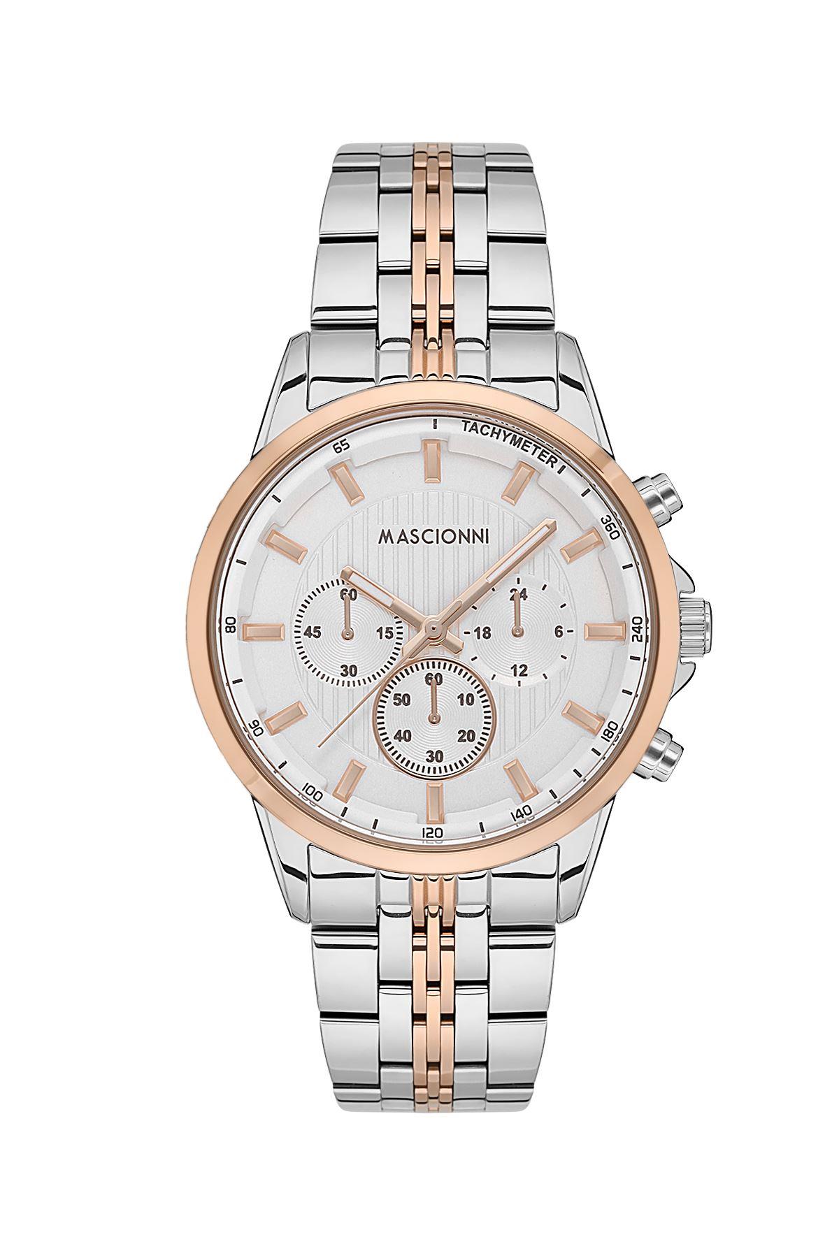 Mascionni Çift Renk Yeni Seri Kordon Spor Model Kadın Kol Saati  M.1.1227.06