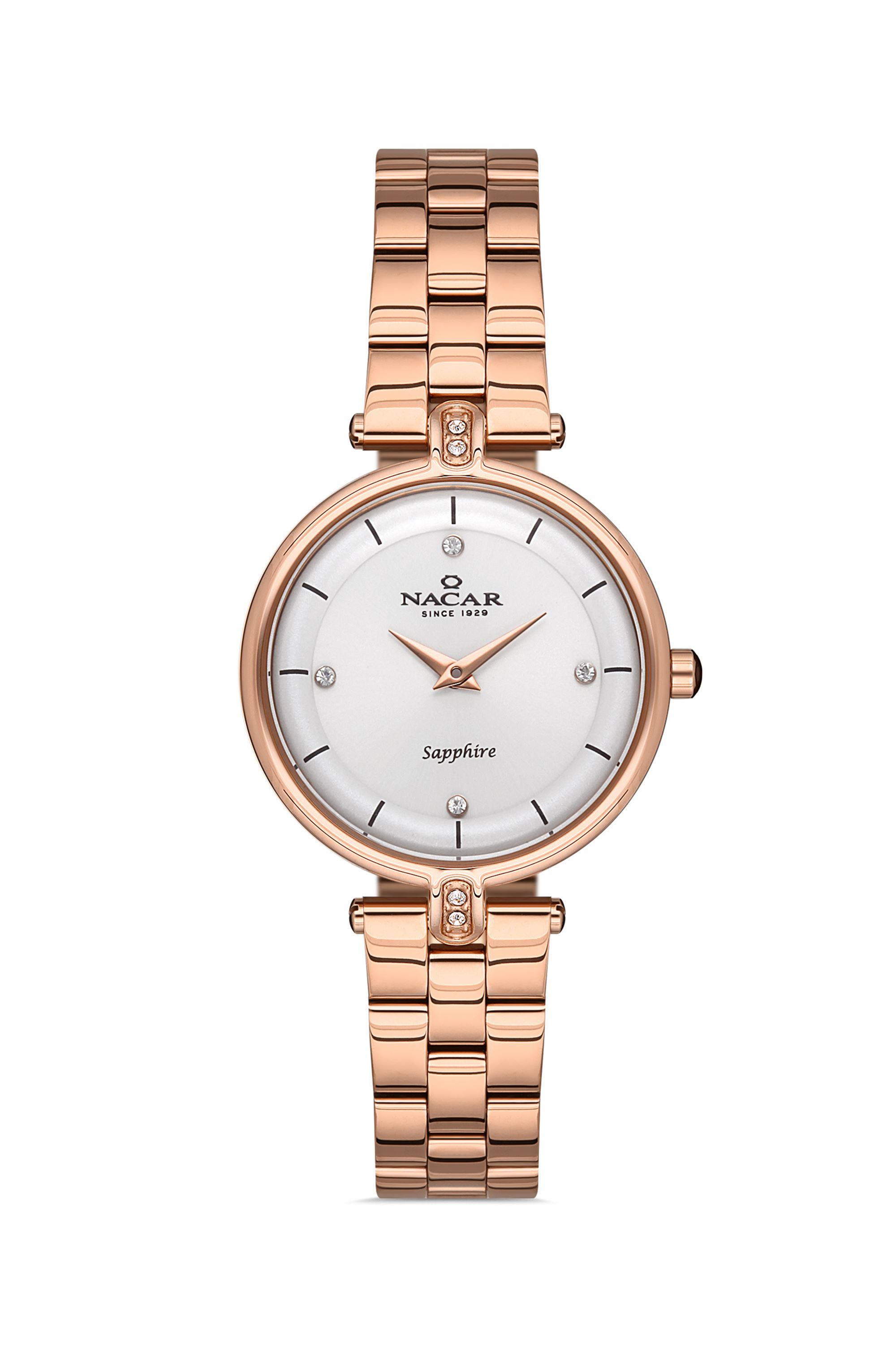 Nacar Rose Gold Sade Kadın Kol Saati NC34-39C714-RSMS