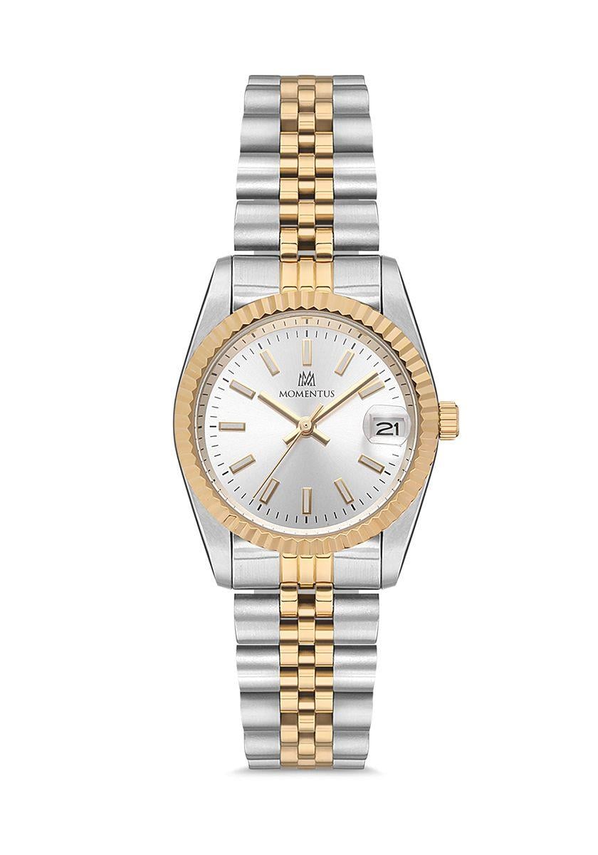 Momentus Çelik Kordonlu Çift Renk Kadın kol Saati CW132T-02SG