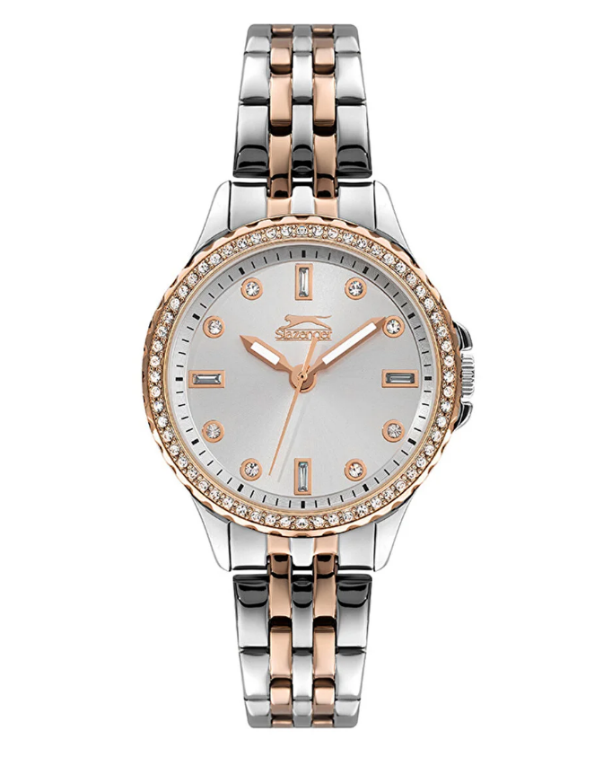 Slazenger Metal Spor Çift Renk Bayan Kol Saati Sl.09.1944.3.01 