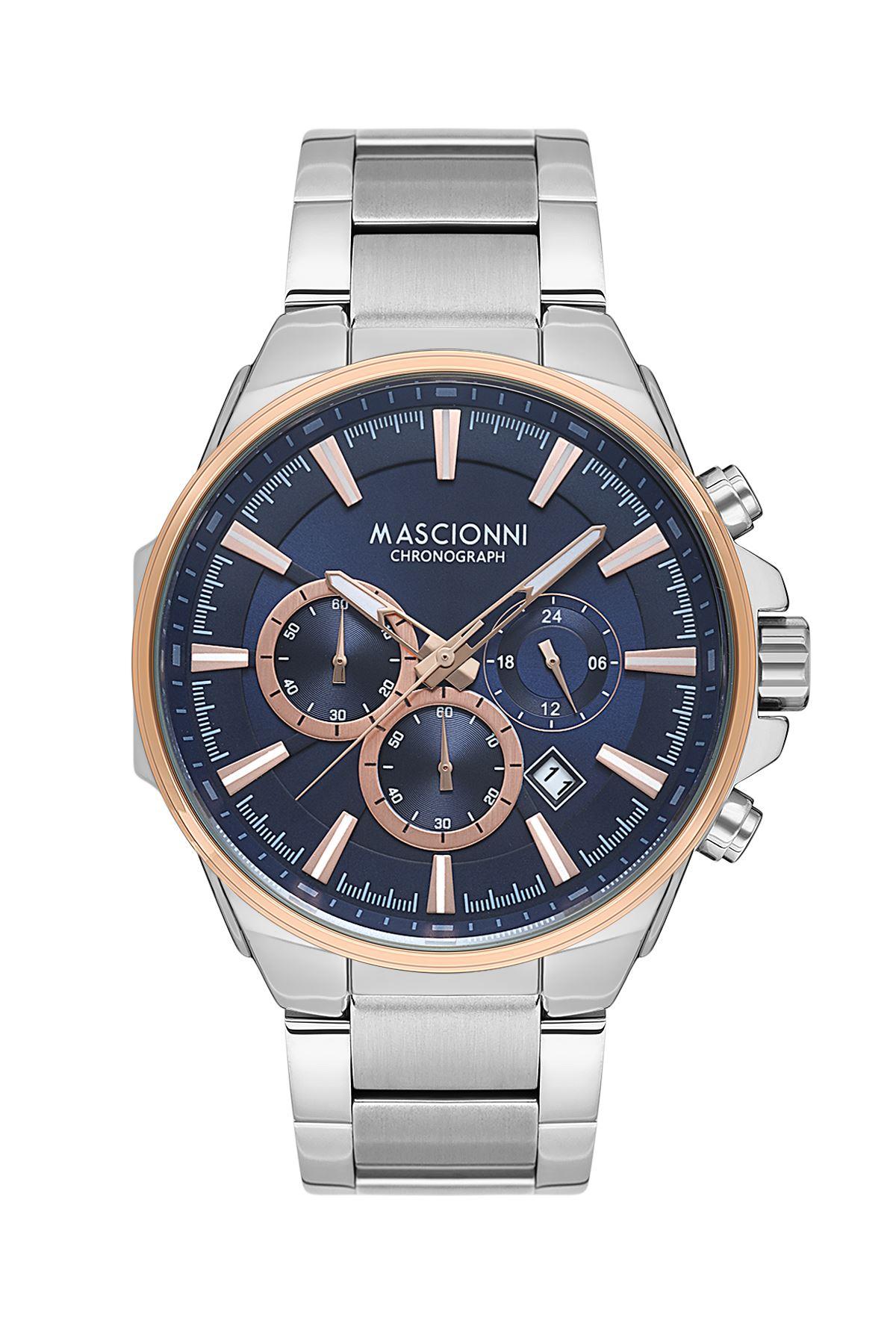 Mascionni Spor Metal Kasa Fonksiyonlu  M.1.1235.05 Erkek Kol Saati 