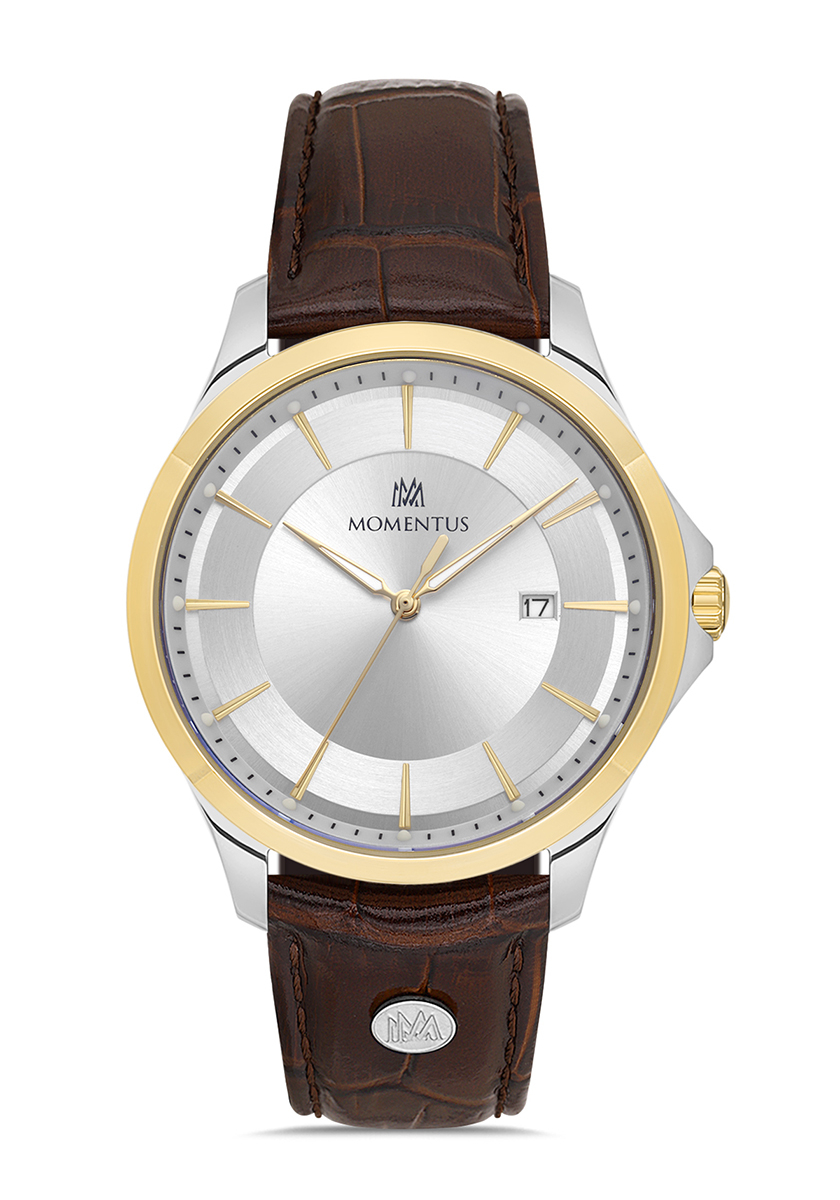 Momentus Kahverengi Deri Kordon Klasik Erkek Kol Saati KC361T-02KG