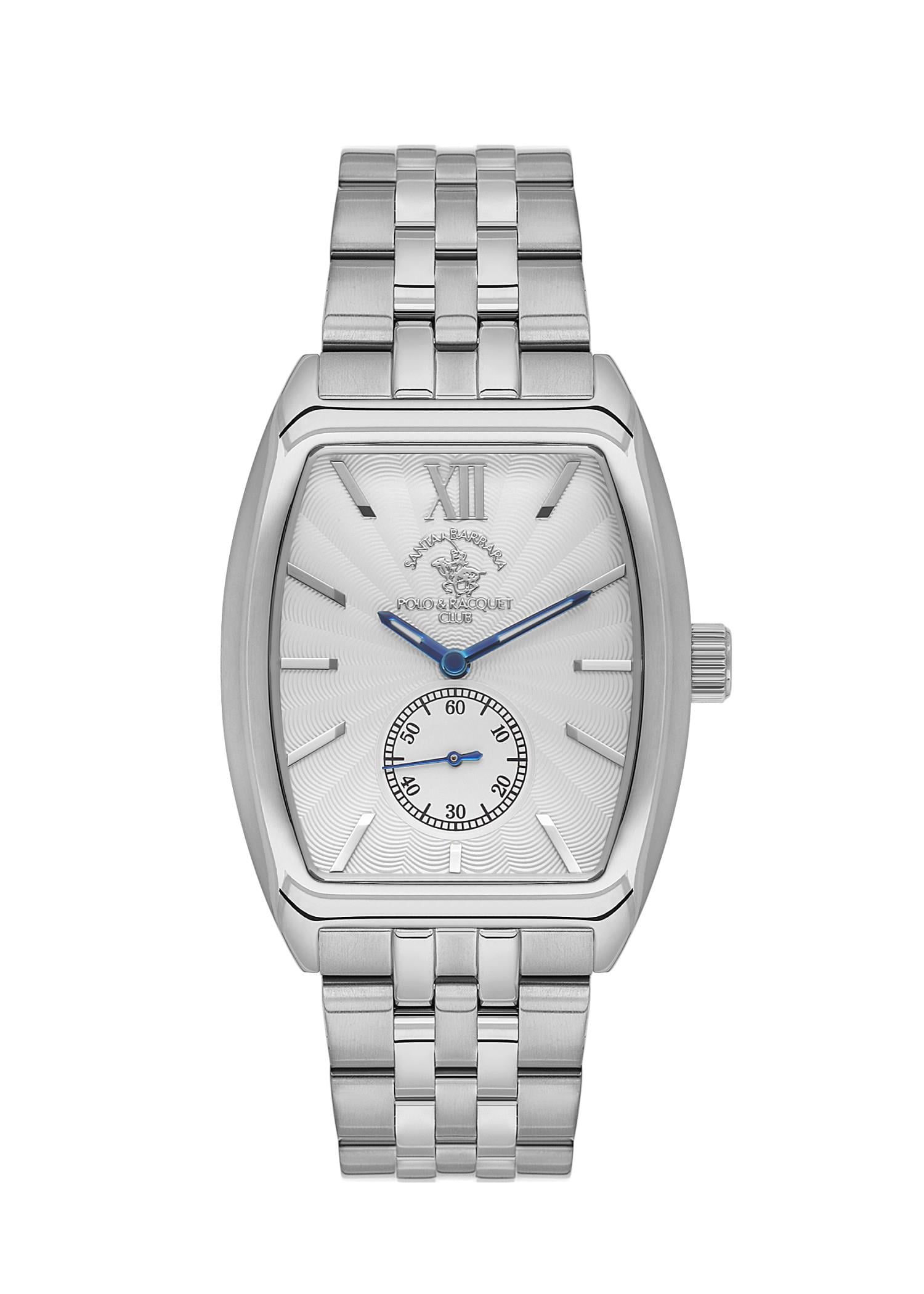 Santa Barbara Polo & Racquet Club Metal Çelik Kare Klasik Erkek Kol Saati SB.1.10661-1