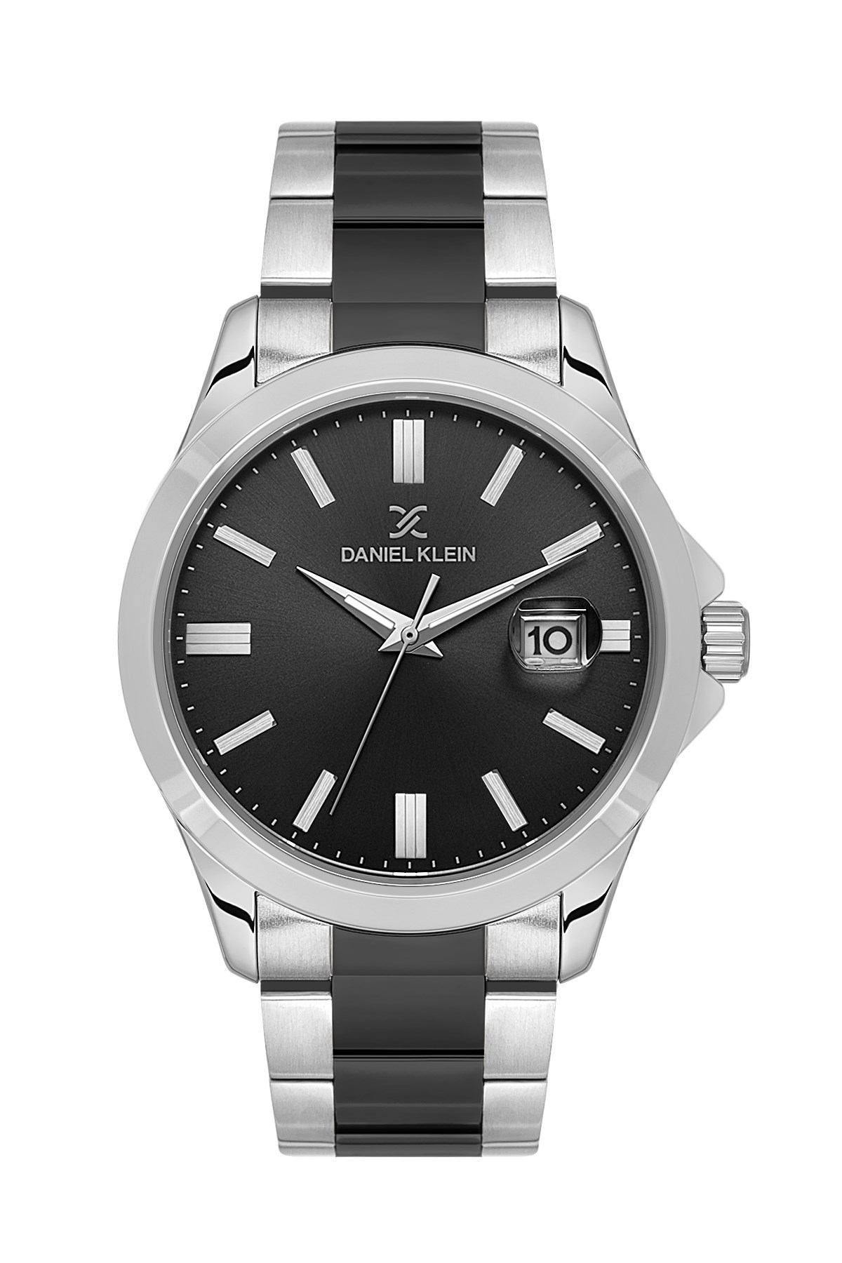 Daniel Klein Metal Kasa Kordon  Siyah Takvimli Kadran Klasik Erkek Kol Saati DK.13.10098-4