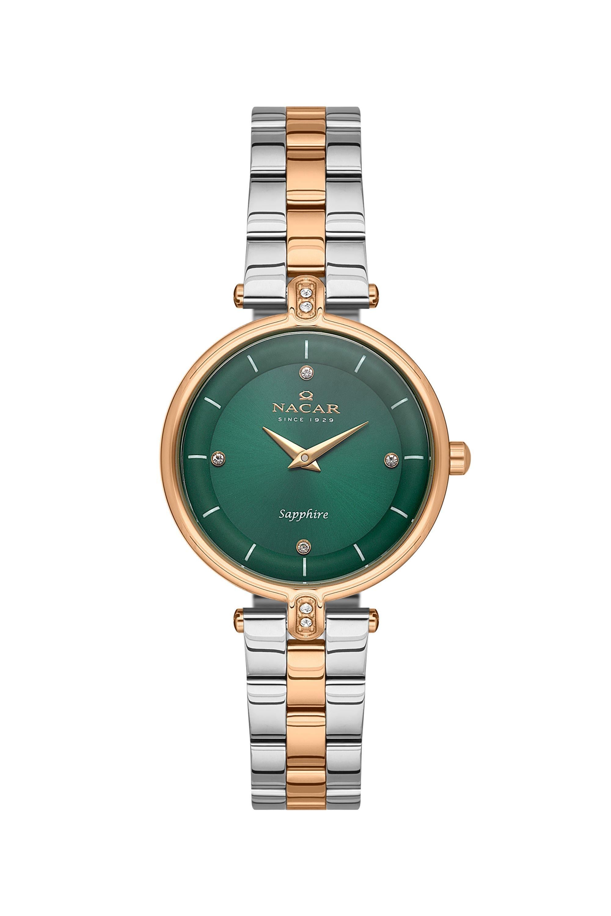 Nacar Çelik Kasa Kordon Kadın Kol Saati NC34-39C714-ENMS 