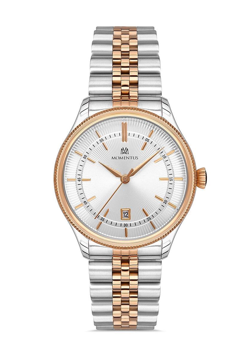 Momentus Metal Klasik Rose Gold Renk CM139T-02SR Erkek Kol Saati