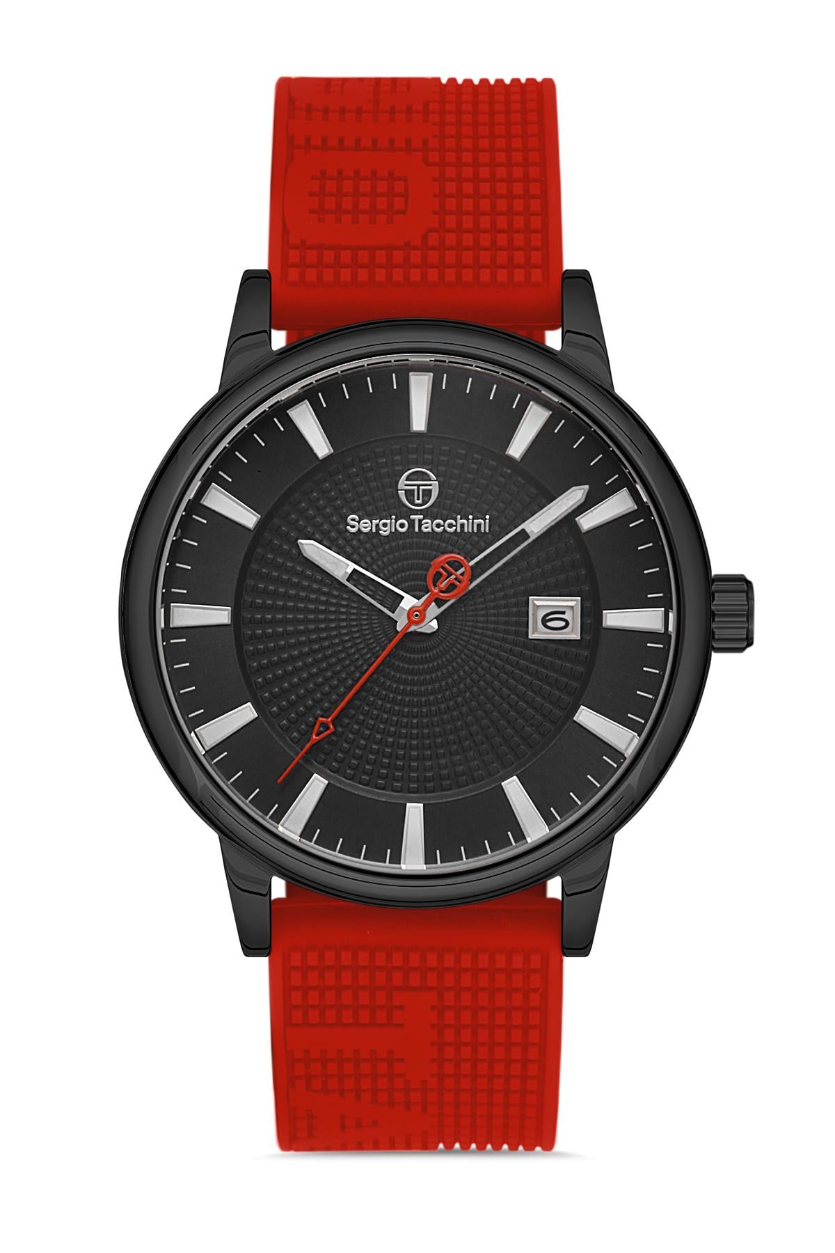 Sergio Tacchini Spor Silikon Kırmızı ST.1.10249.4 Erkek Kol Saati