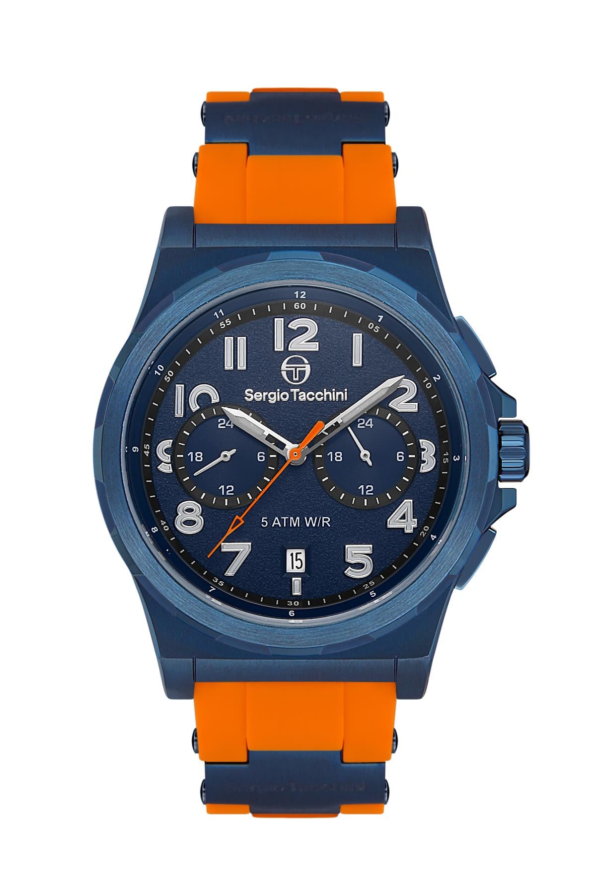 Sergio Tacchini Spor Turuncu Silikon ST.1.10407.3 Erkek Kol Saati