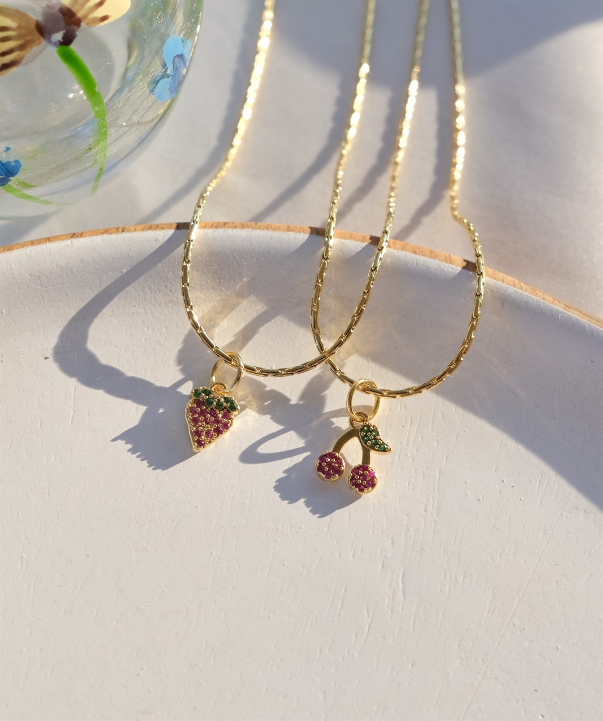 Çilek & Kiraz Kolye 
