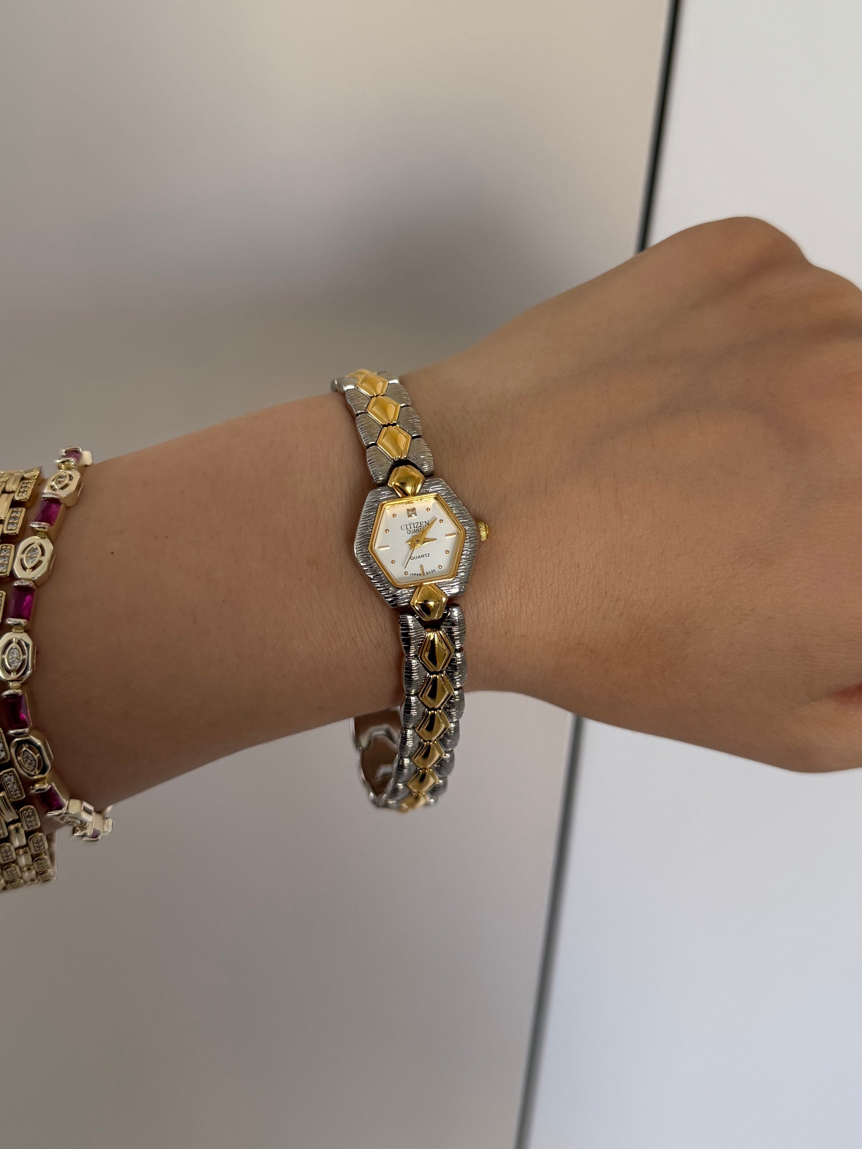 CITIZEN Altın Kaplama Vintage Kol Saati