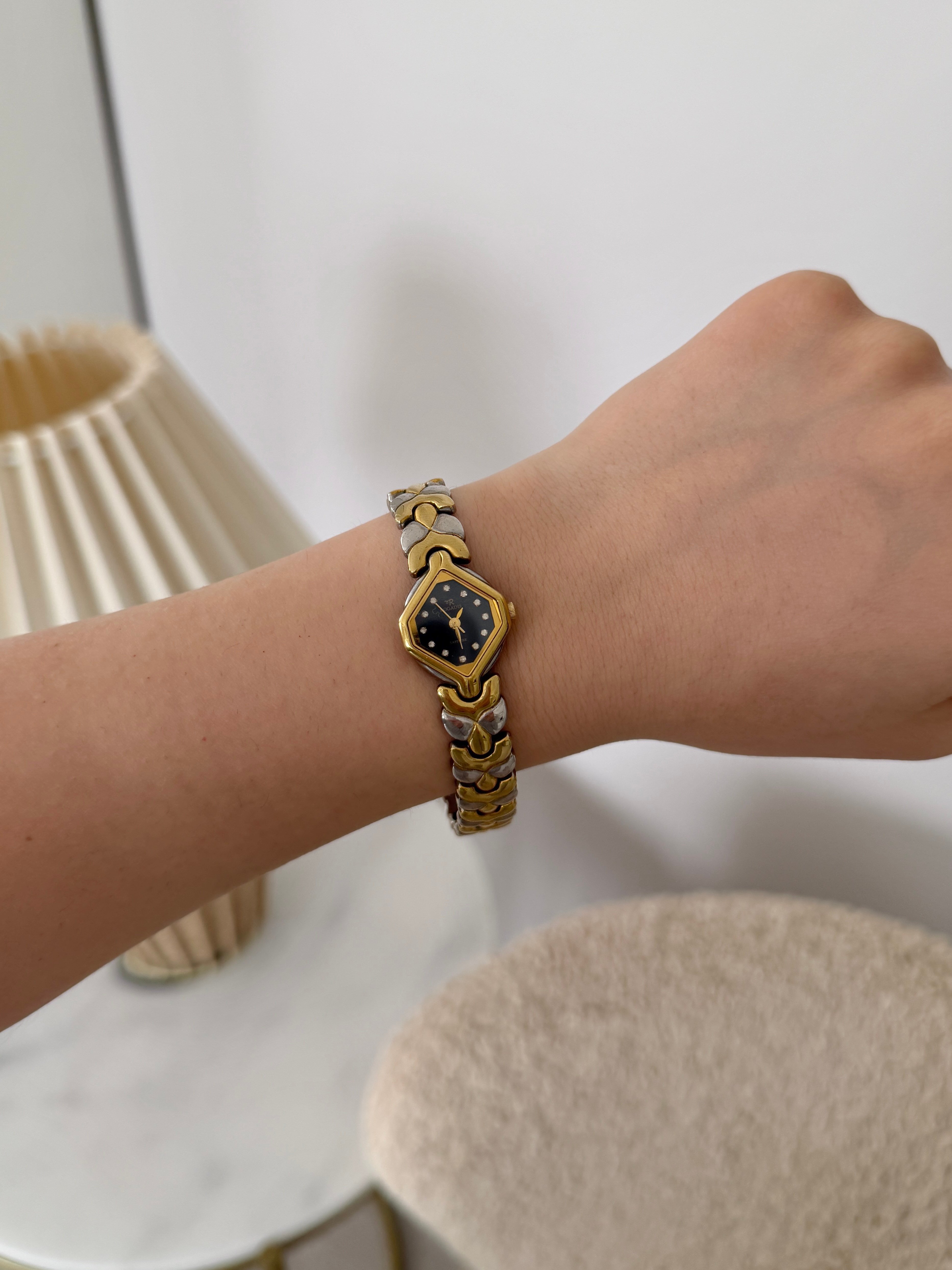 Rogadis 18K Gold Plated Vintage Kol Saati