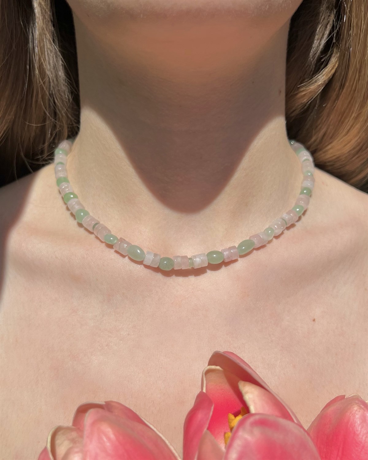 “ Siena ” Doğal Taş Kolye 