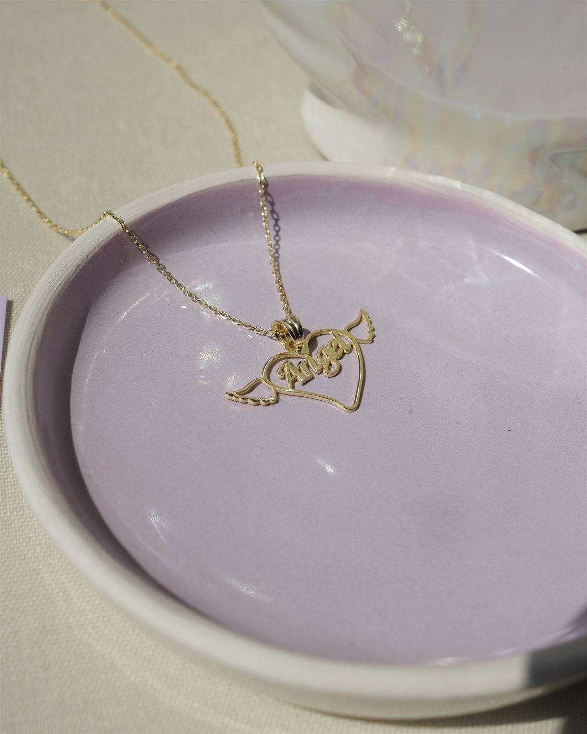 925 Gümüş Angel Kolye