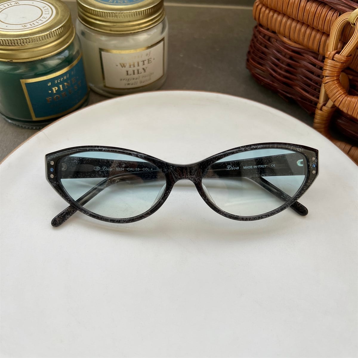 Diva Made in Italy Vintage Cat Eye Gözlük 