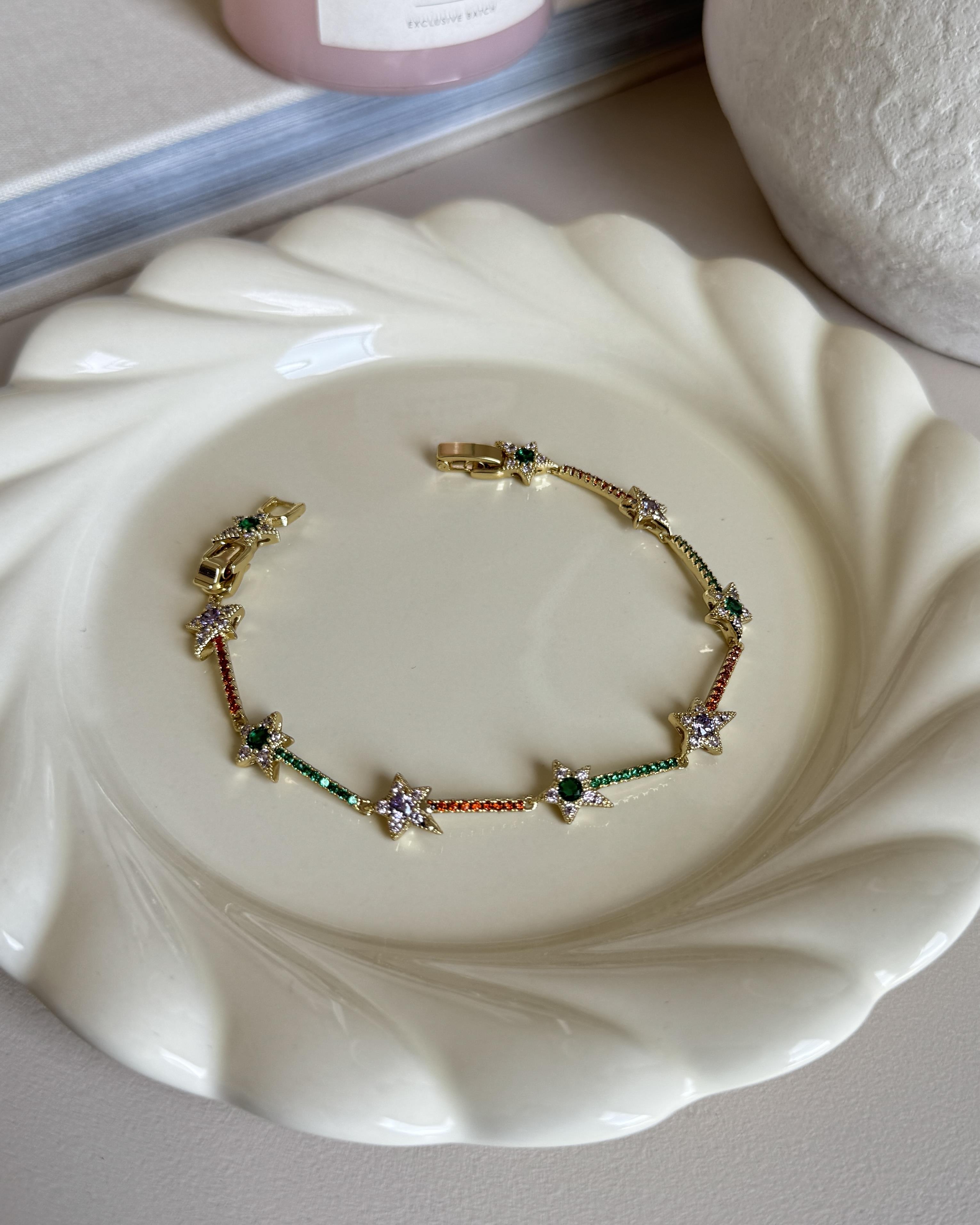 Özel Seri Renkli Yıldız Bileklik