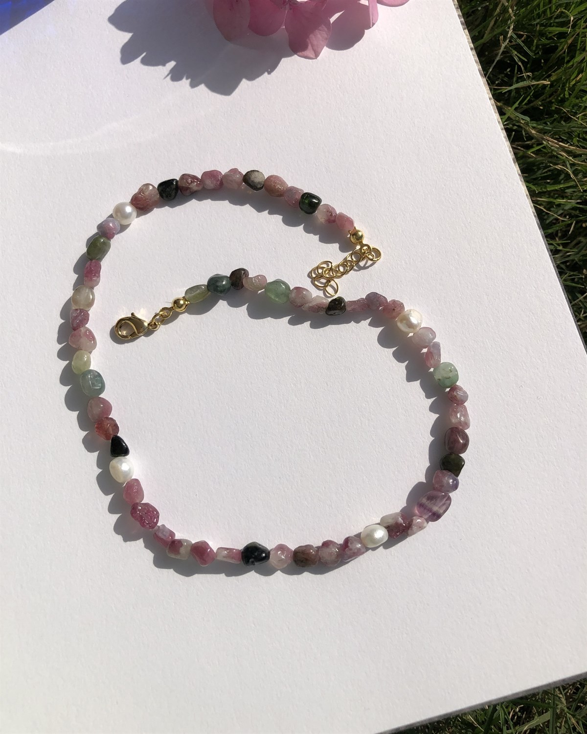 Turmalin Doğal Taş Kolye