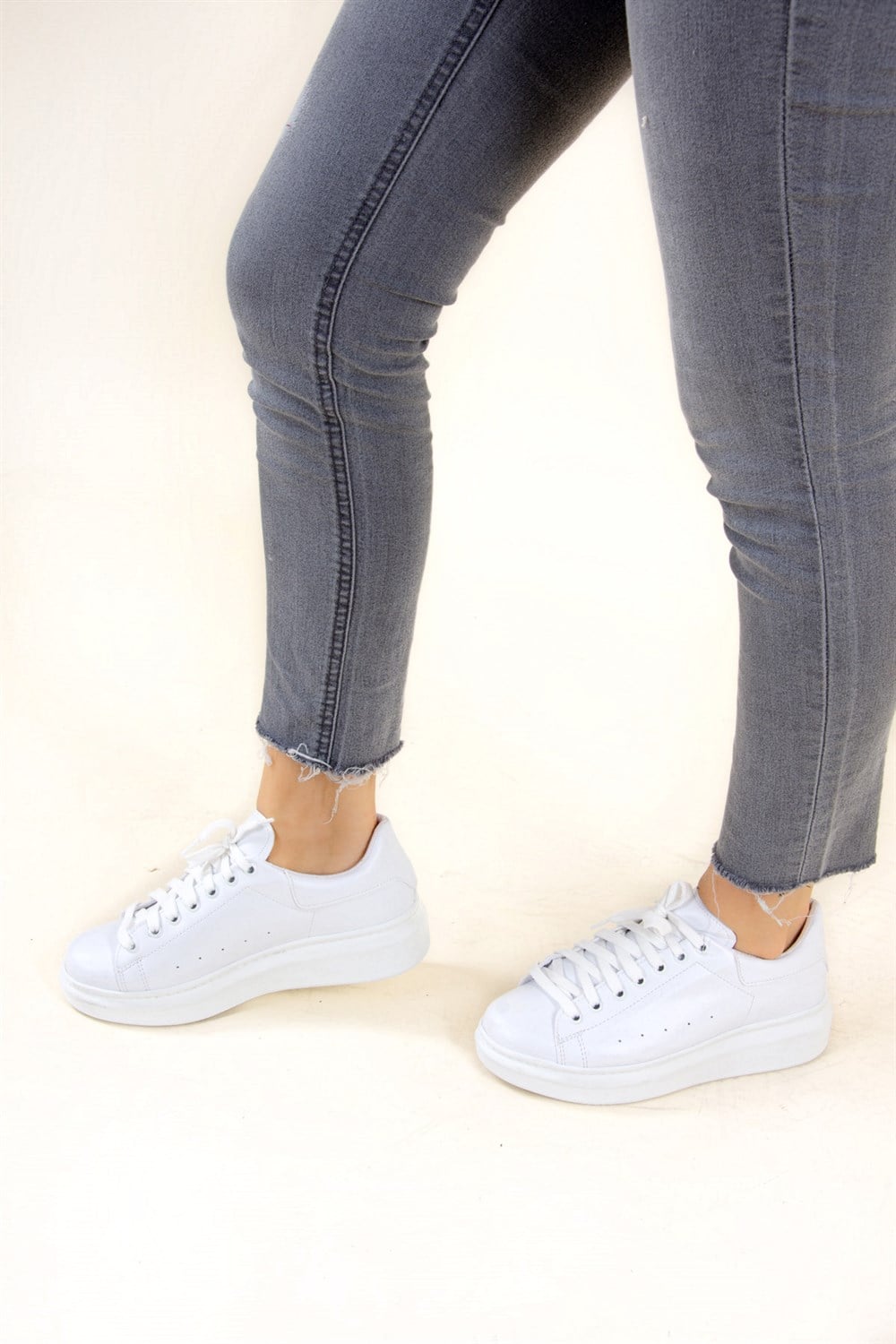 Beyaz Kadın Sneakers F995863209