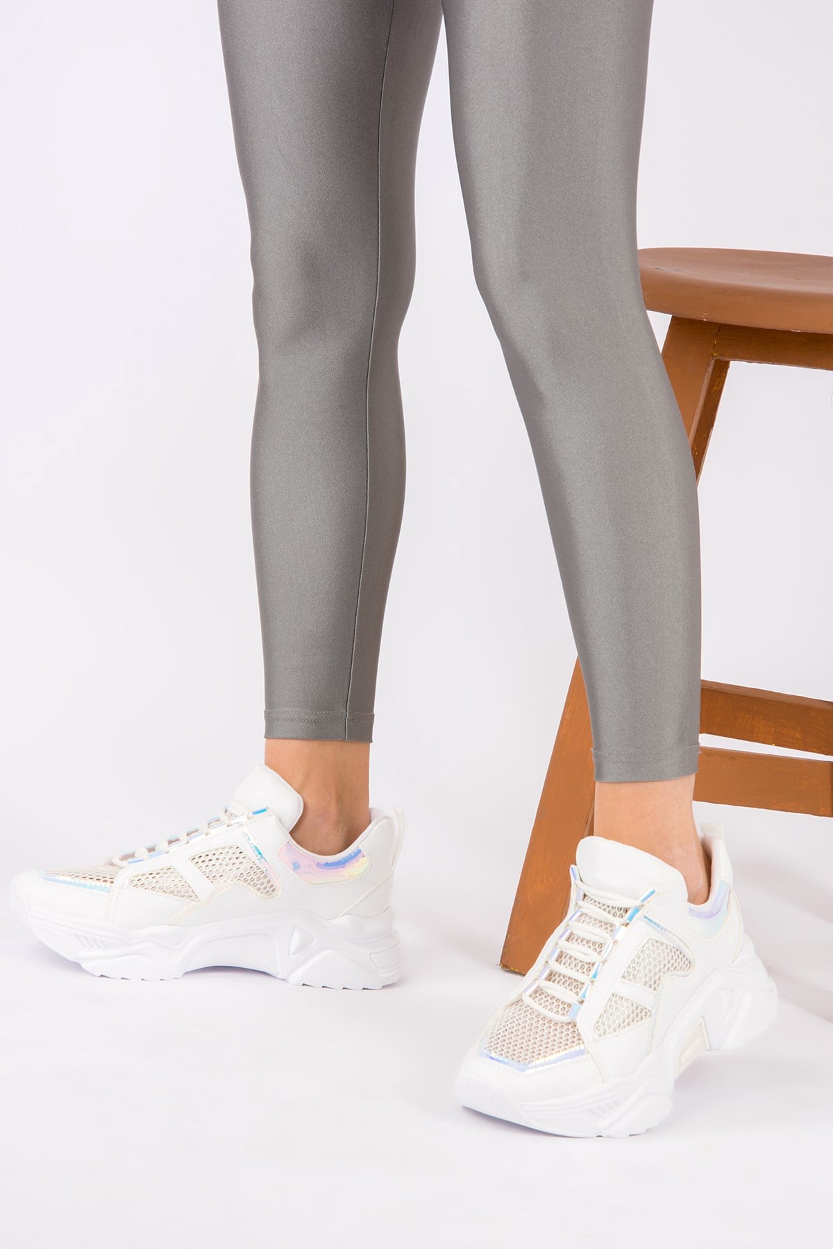 Beyaz Kadın Sneakers H583210809