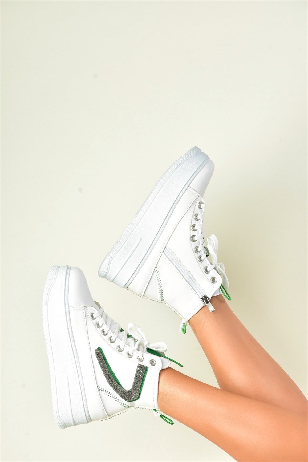 Beyaz  Sneaker Kadın Spor Bot N973010109