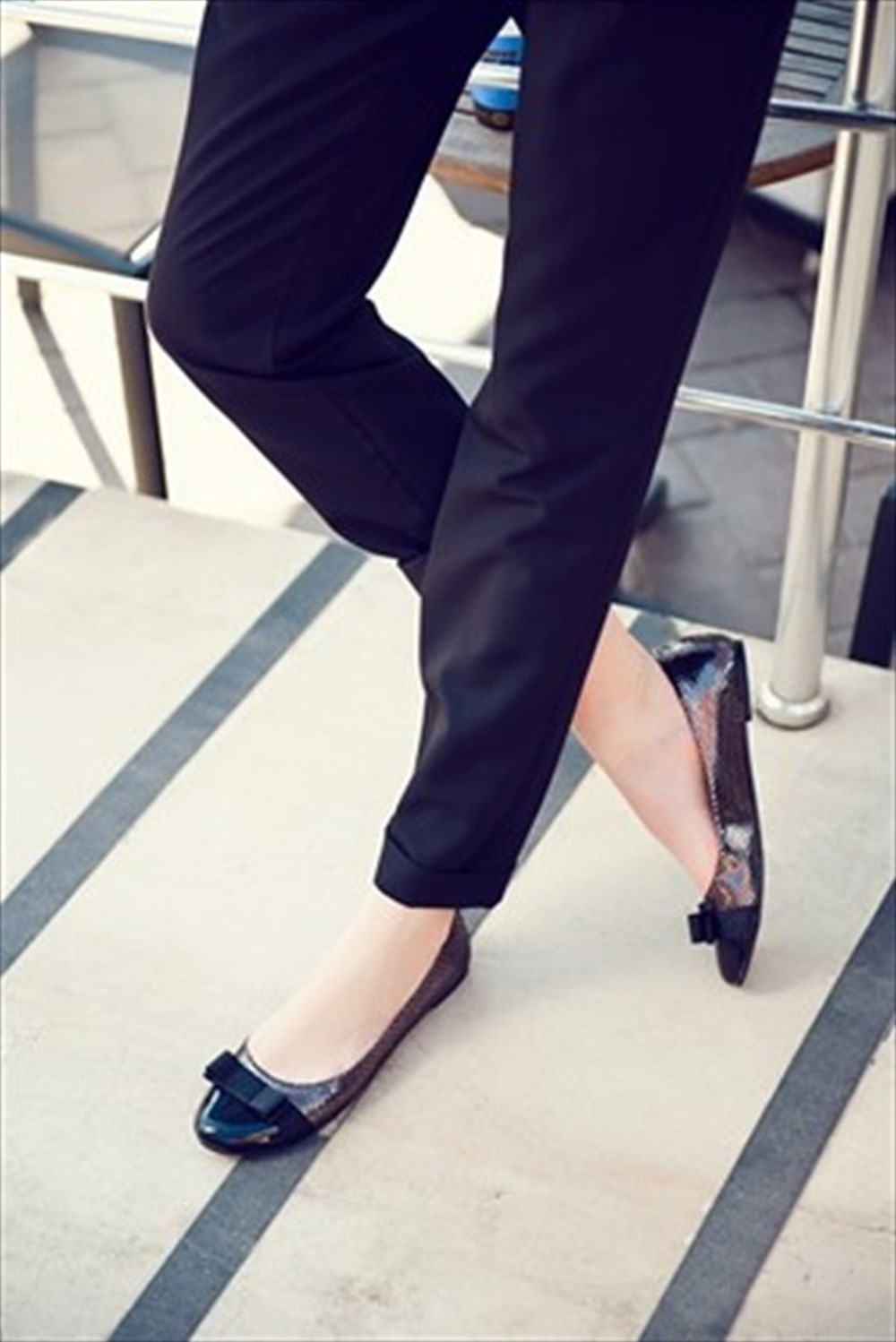 Fox Shoes Bronz Kadın Babet 8726019507