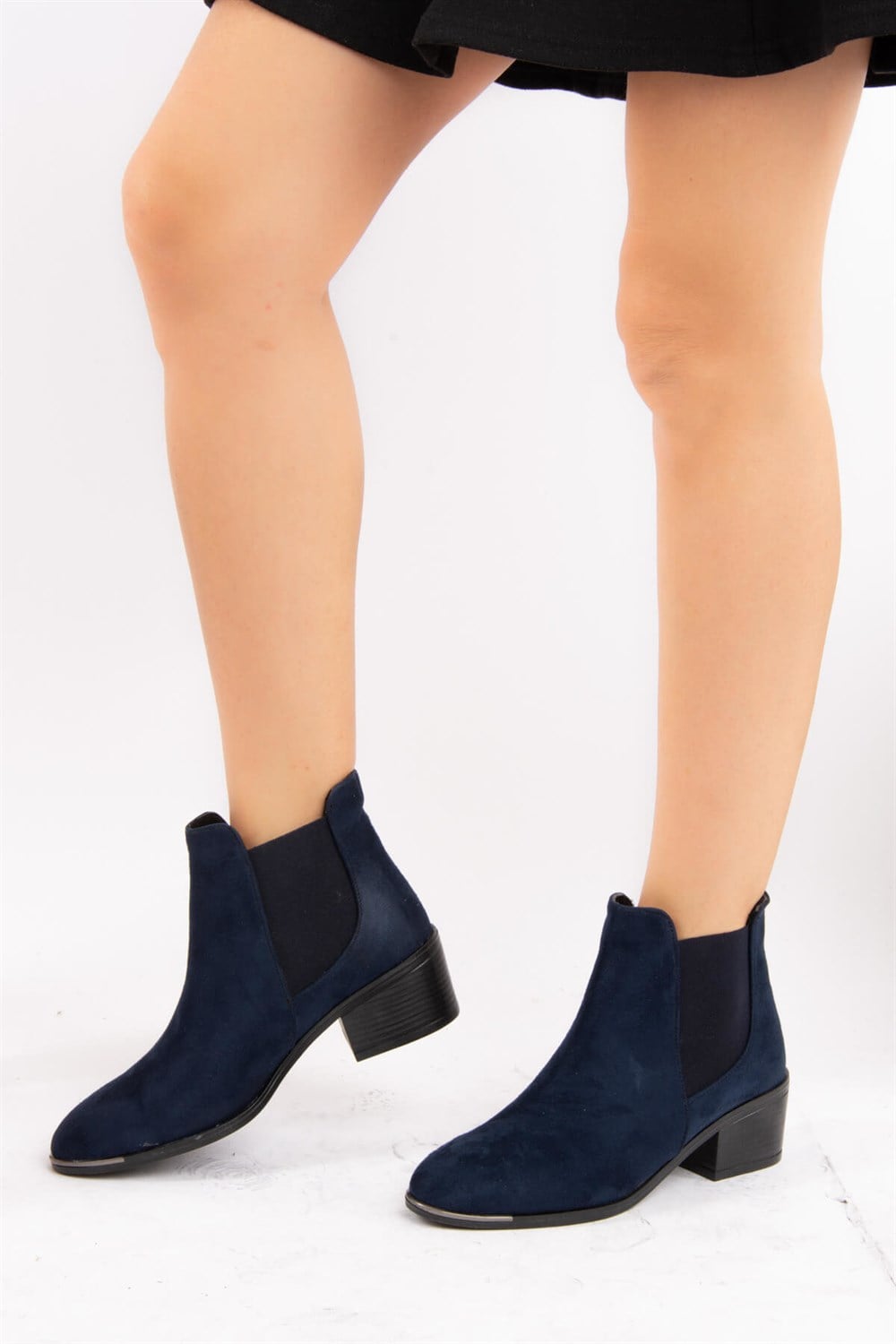 Fox Shoes Lacivert Kadın Bot E518875102