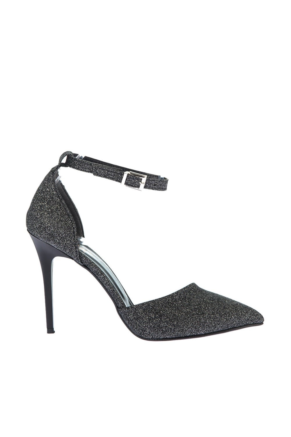 Fox Shoes Platin Kadın Topuklu Ayakkabı D340086546