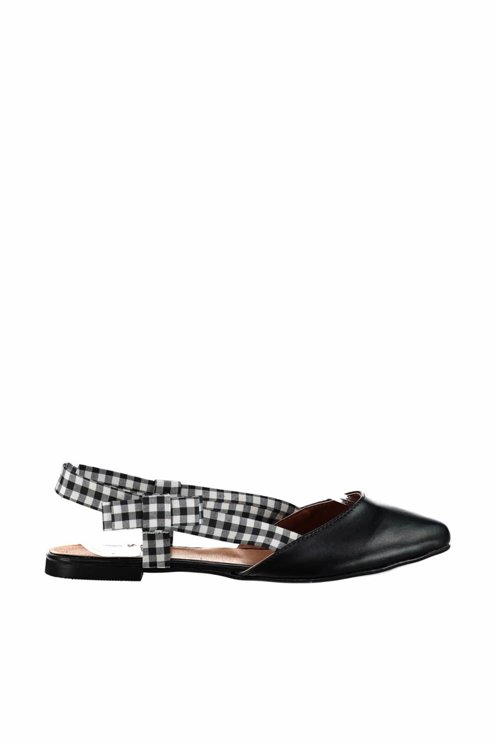 Fox Shoes Siyah Kadın Babet D726602609