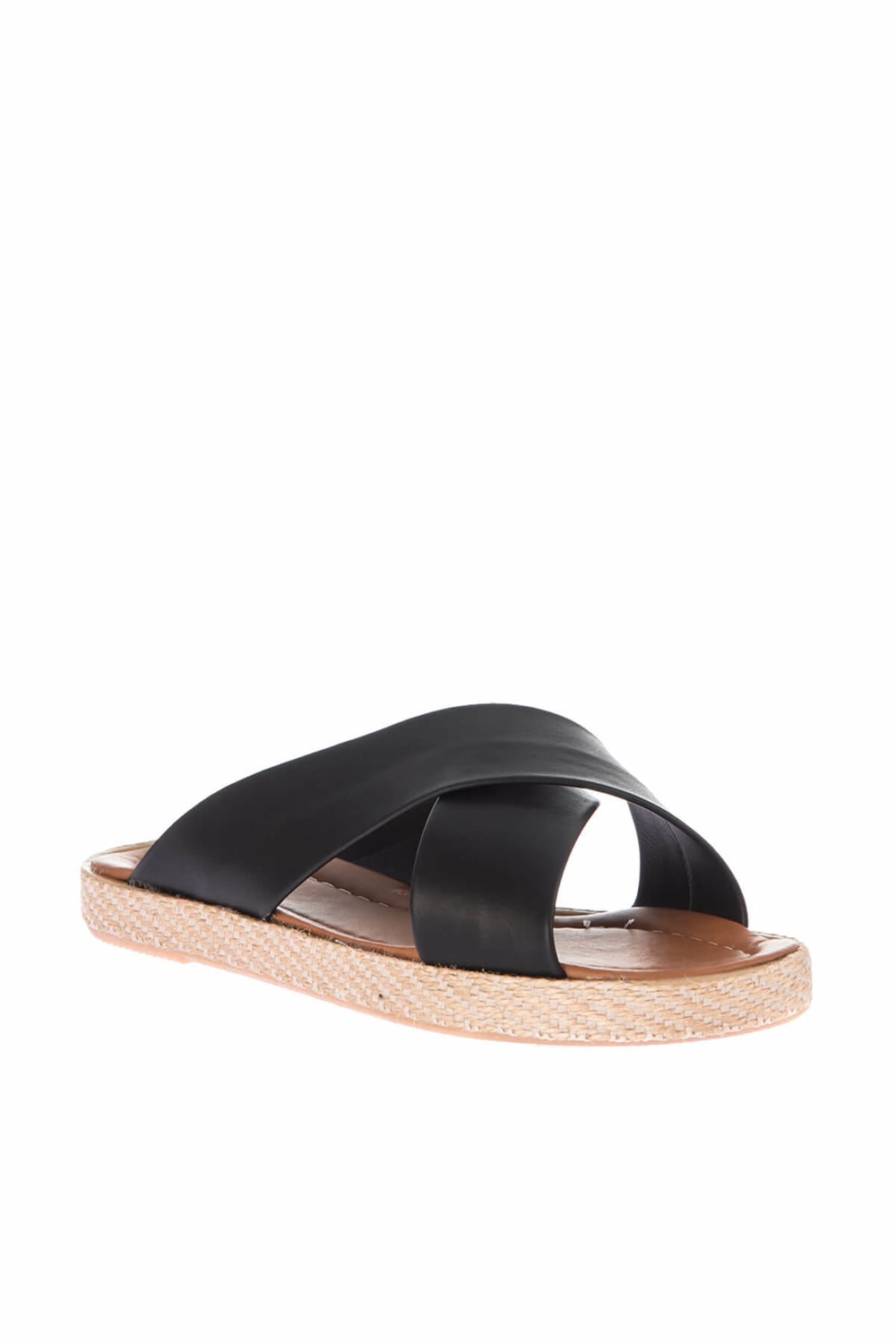 Fox Shoes Siyah Kadın Terlik D726765109