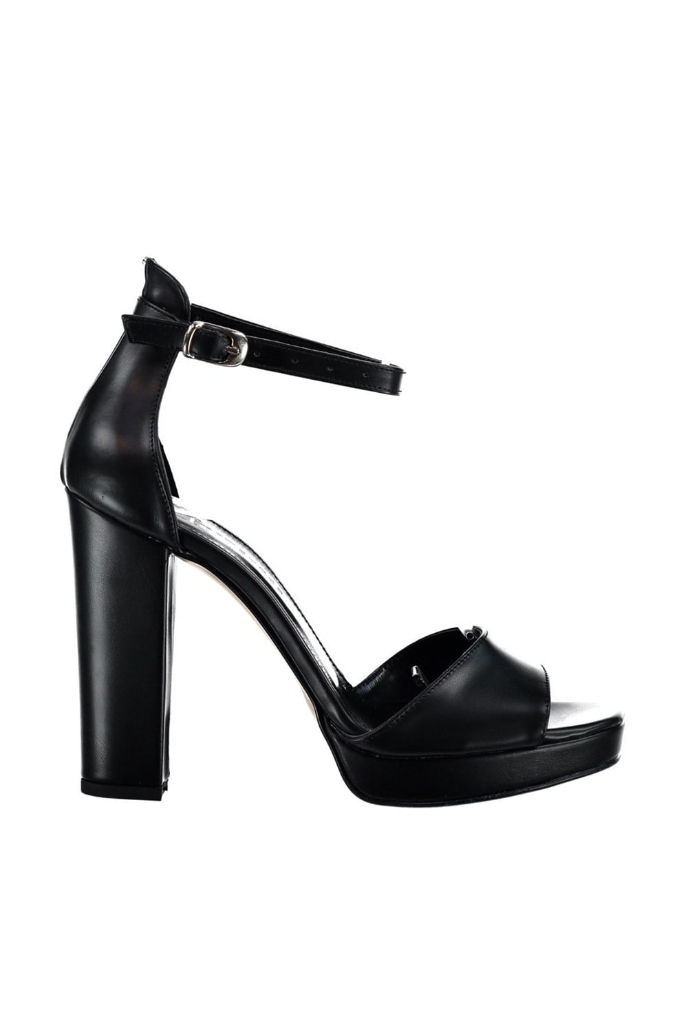 Fox Shoes Siyah Kadın Topuklu Ayakkabı D518011009