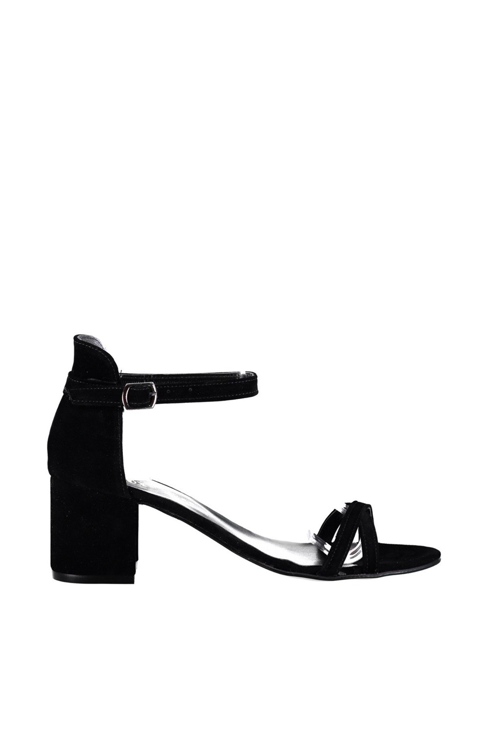 Fox Shoes Siyah Kadın Topuklu Ayakkabı D437593002