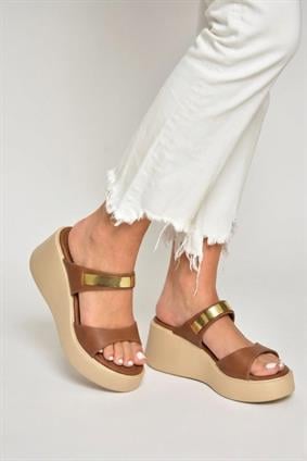 Y973518509 Taba Kalın Tabanlı Kadın Terlik