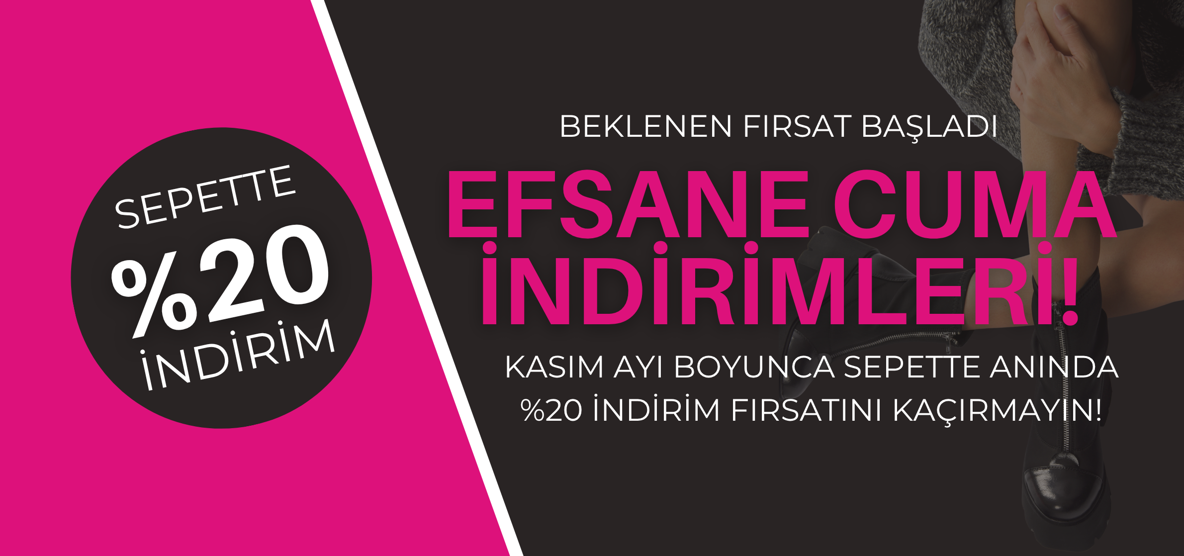 Sepette %20 İndirim