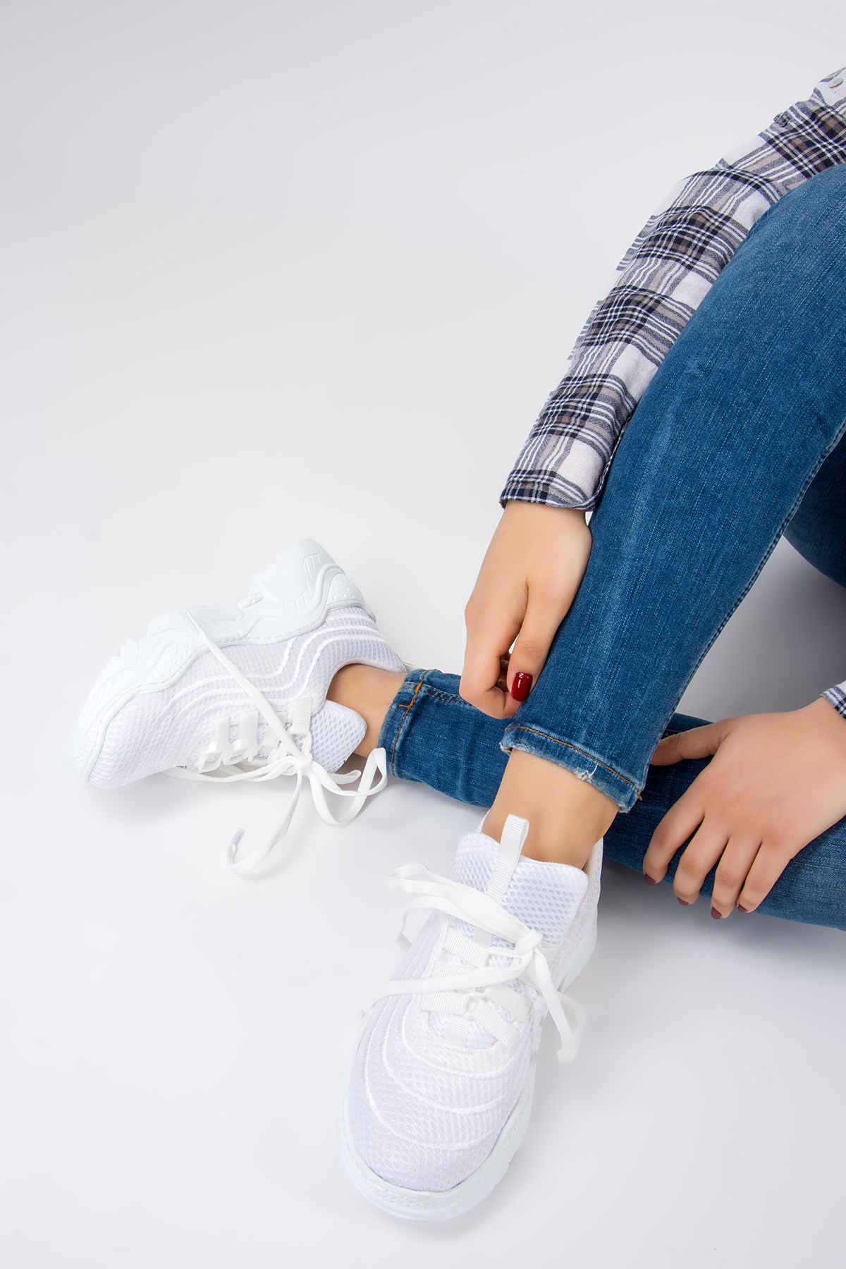 Beyaz Kadın Sneakers F270489004