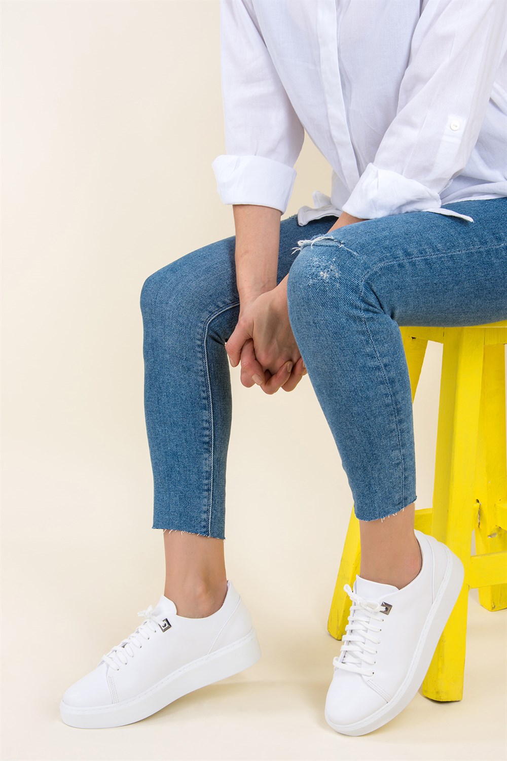Beyaz Kadın Sneakers F274011009