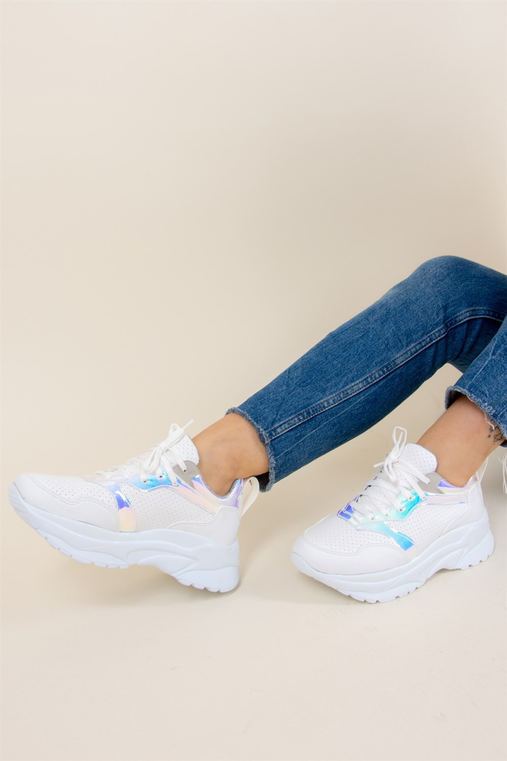 Beyaz Kadın Sneakers F288052849