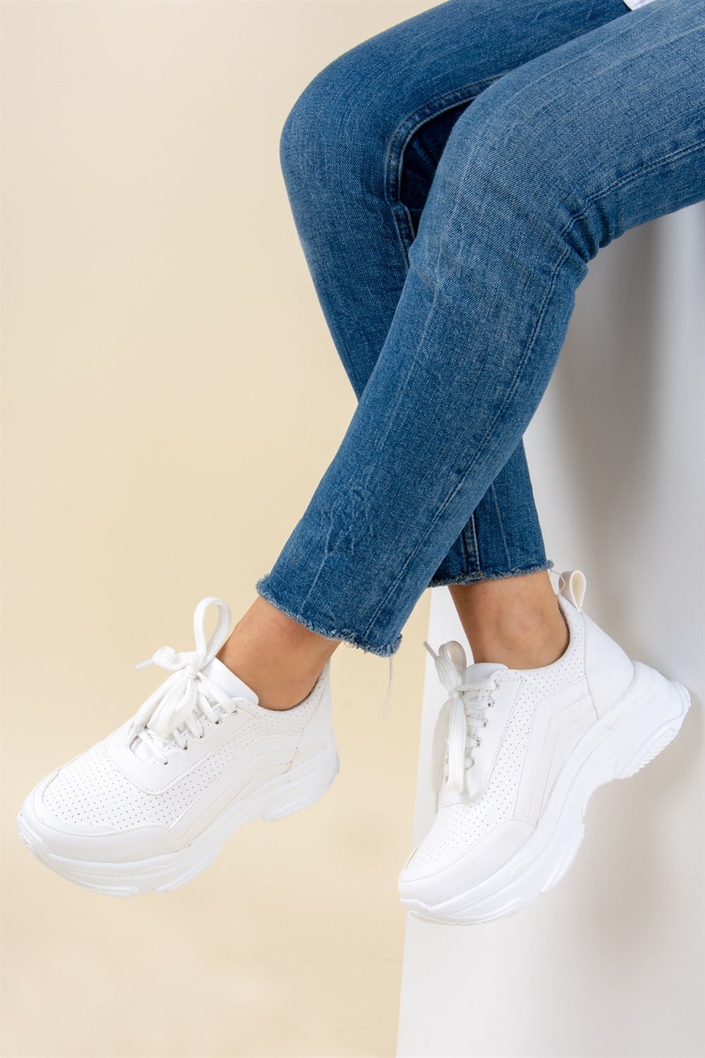 Beyaz Kadın Sneakers F367095009