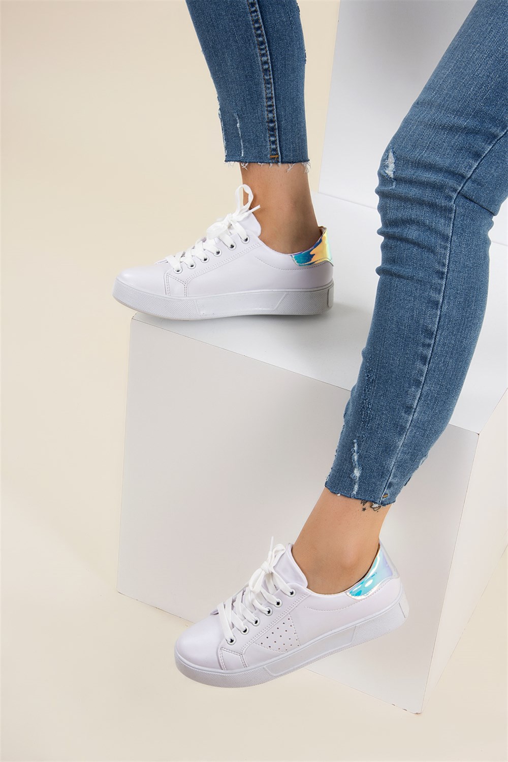 Beyaz Kadın Sneakers F540450249