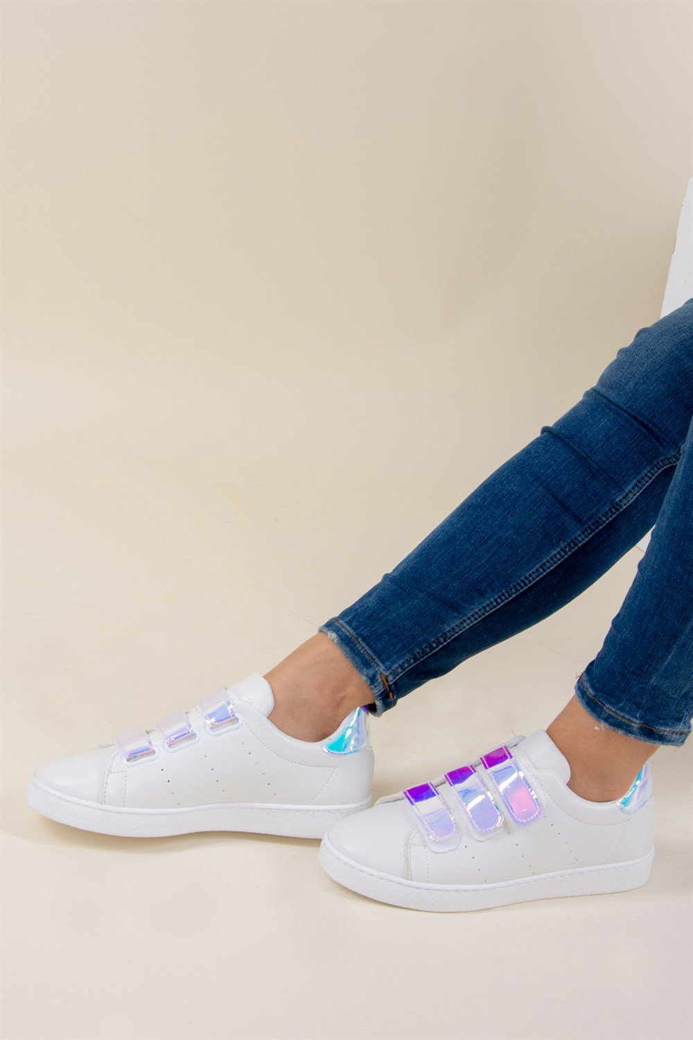 Beyaz Kadın Sneakers F615655749
