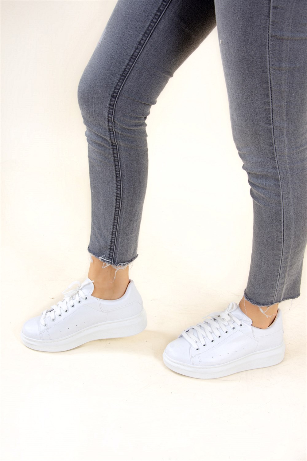 Beyaz Kadın Sneakers F995863209