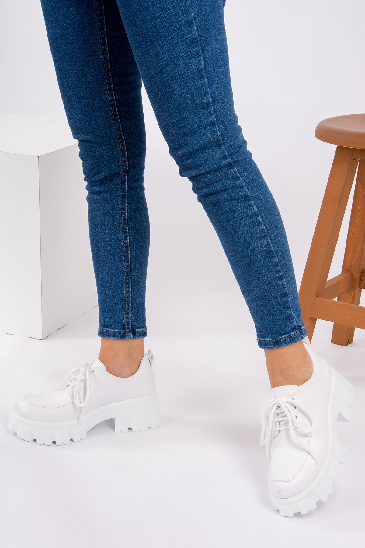 Beyaz Kadın Sneakers H267020609