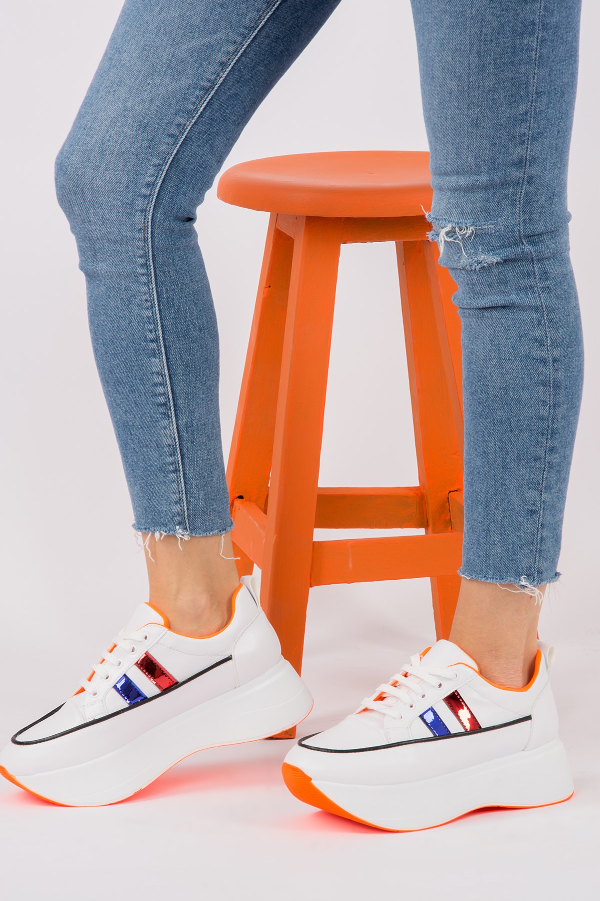 Beyaz Kadın Sneakers H267053009