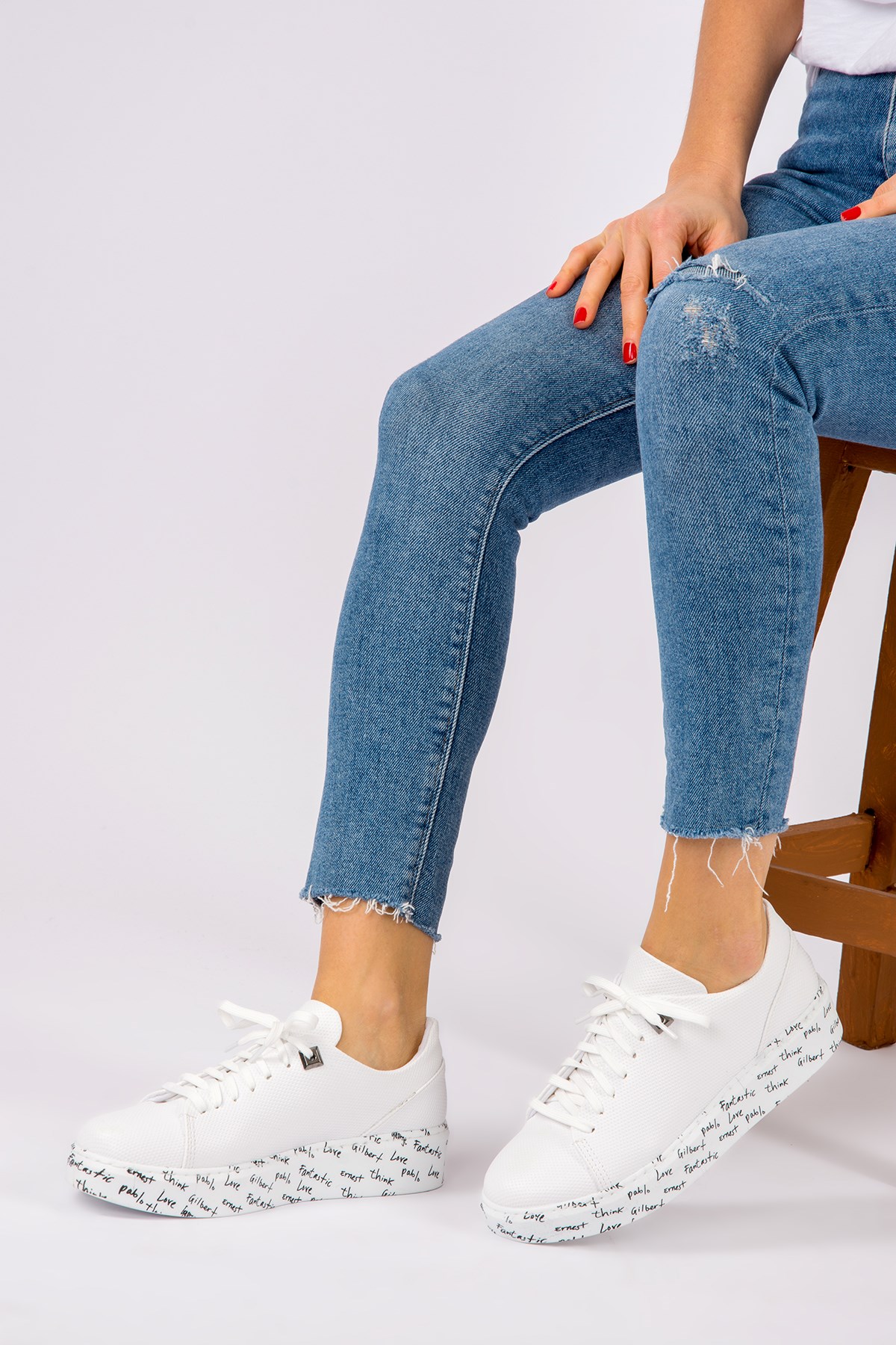 Beyaz Kadın Sneakers H274011109