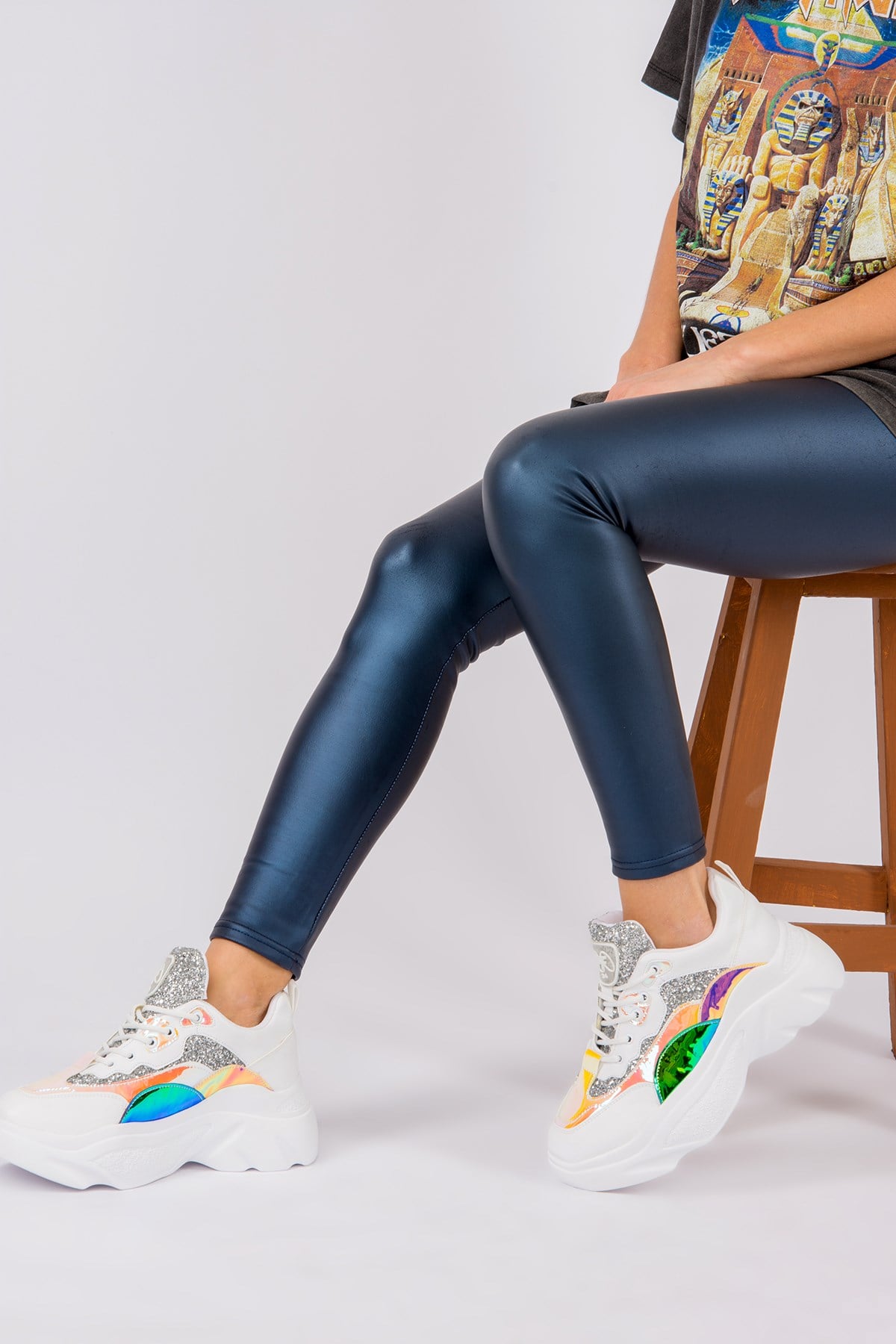 Beyaz Kadın Sneakers H583210309