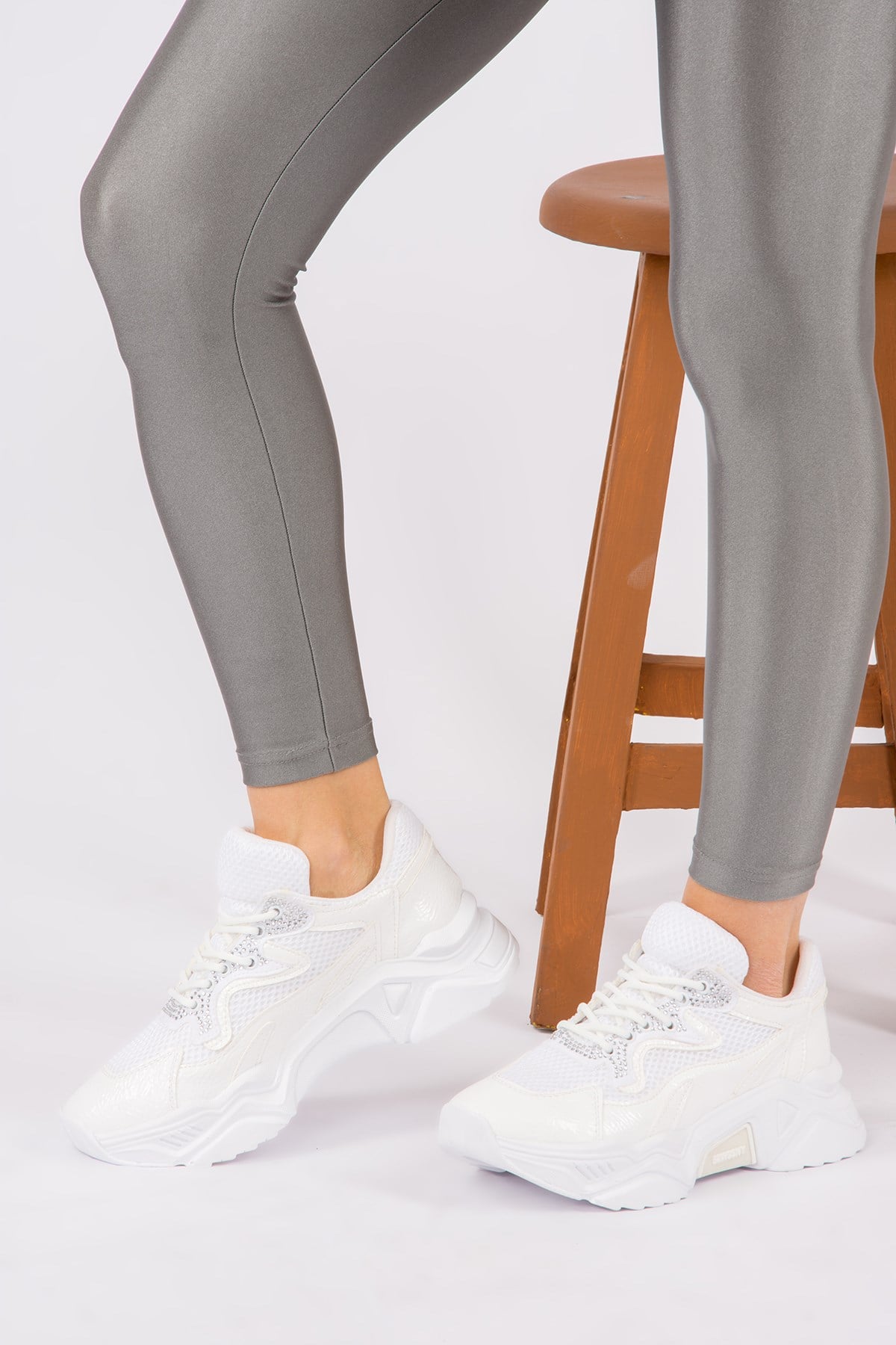 Beyaz Kadın Sneakers H583210608
