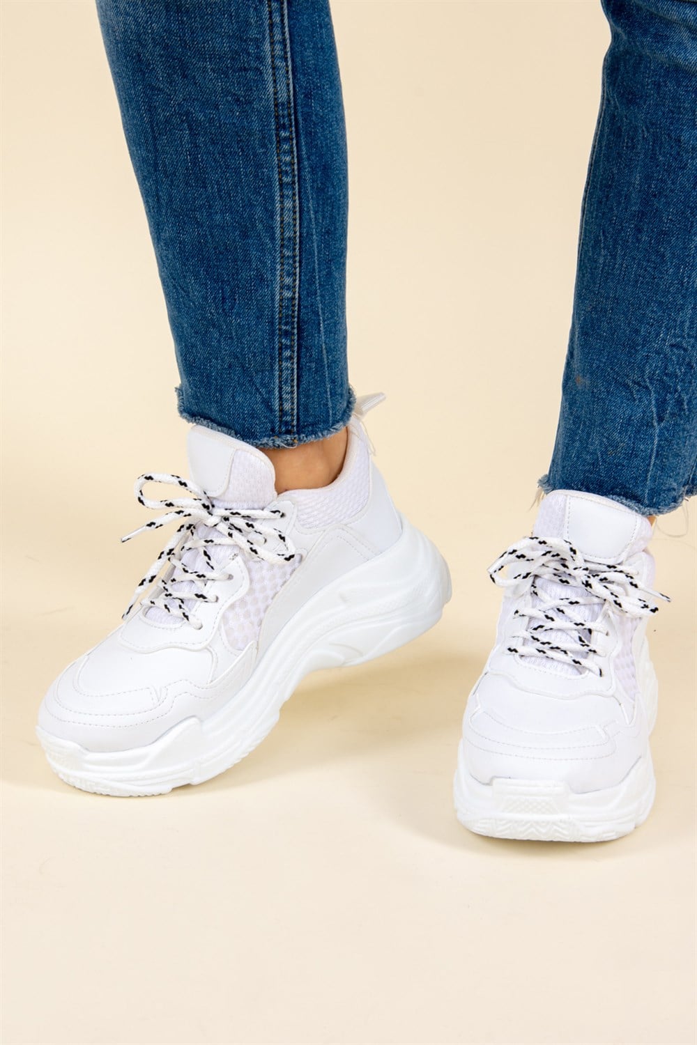 Beyaz Petek Kadın Sneakers F267057009