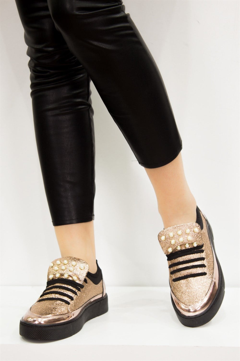 Fox Shoes Bakır Kadın Sneakers D602035014