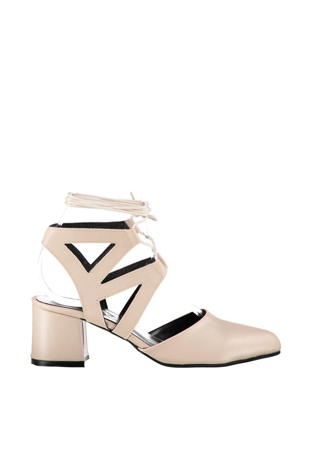 Fox Shoes Bej Kadın Topuklu Ayakkabı D462703409