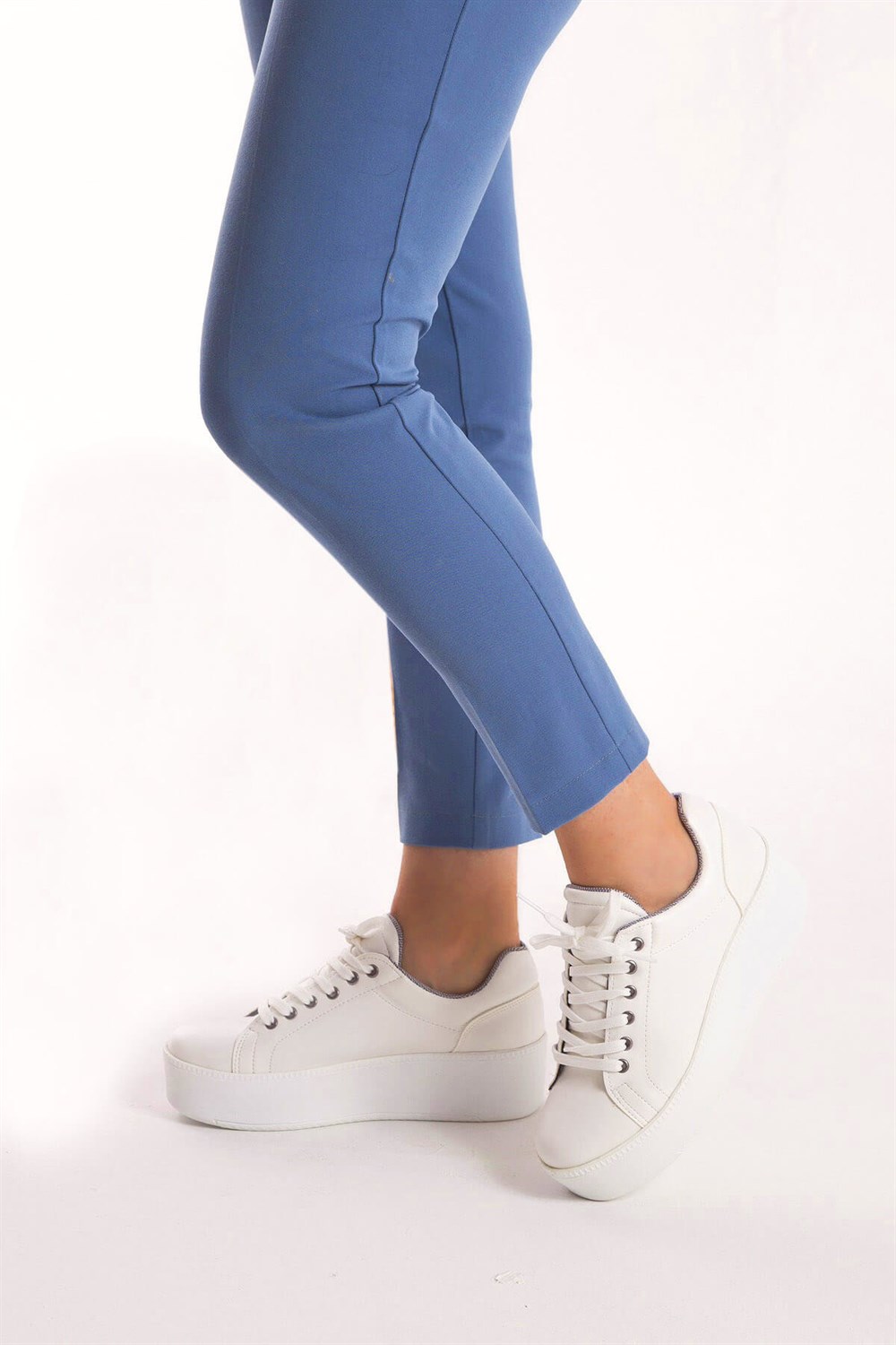 Fox Shoes Beyaz Kadın Sneakers D602354509