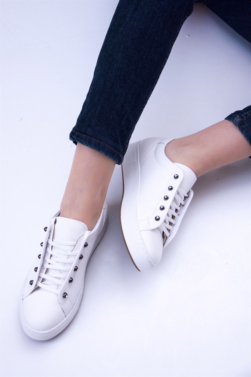 Fox Shoes Beyaz Kadın Sneakers D820807009
